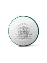 CA TEST STAR WHITE Leather Ball - Premium Quality for Sports