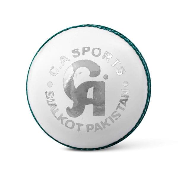 CA ATTACK WHITE Leather Ball - Premium Quality Sports Ball for Maximum Performance