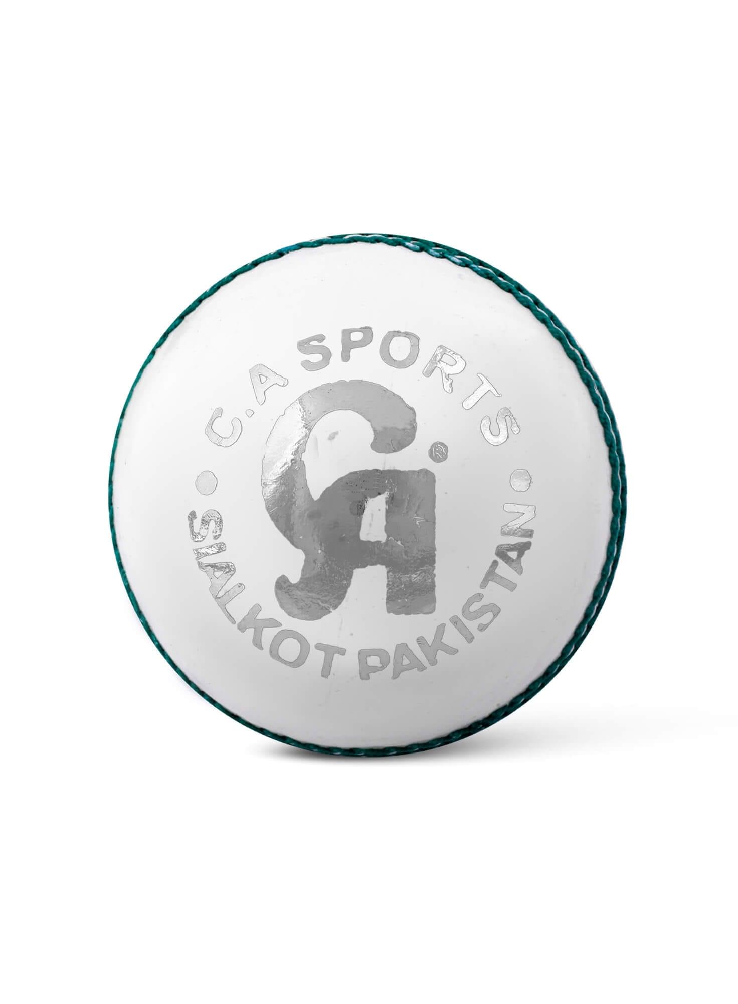 CA ATTACK WHITE Leather Ball - Premium Quality Sports Ball for Maximum Performance