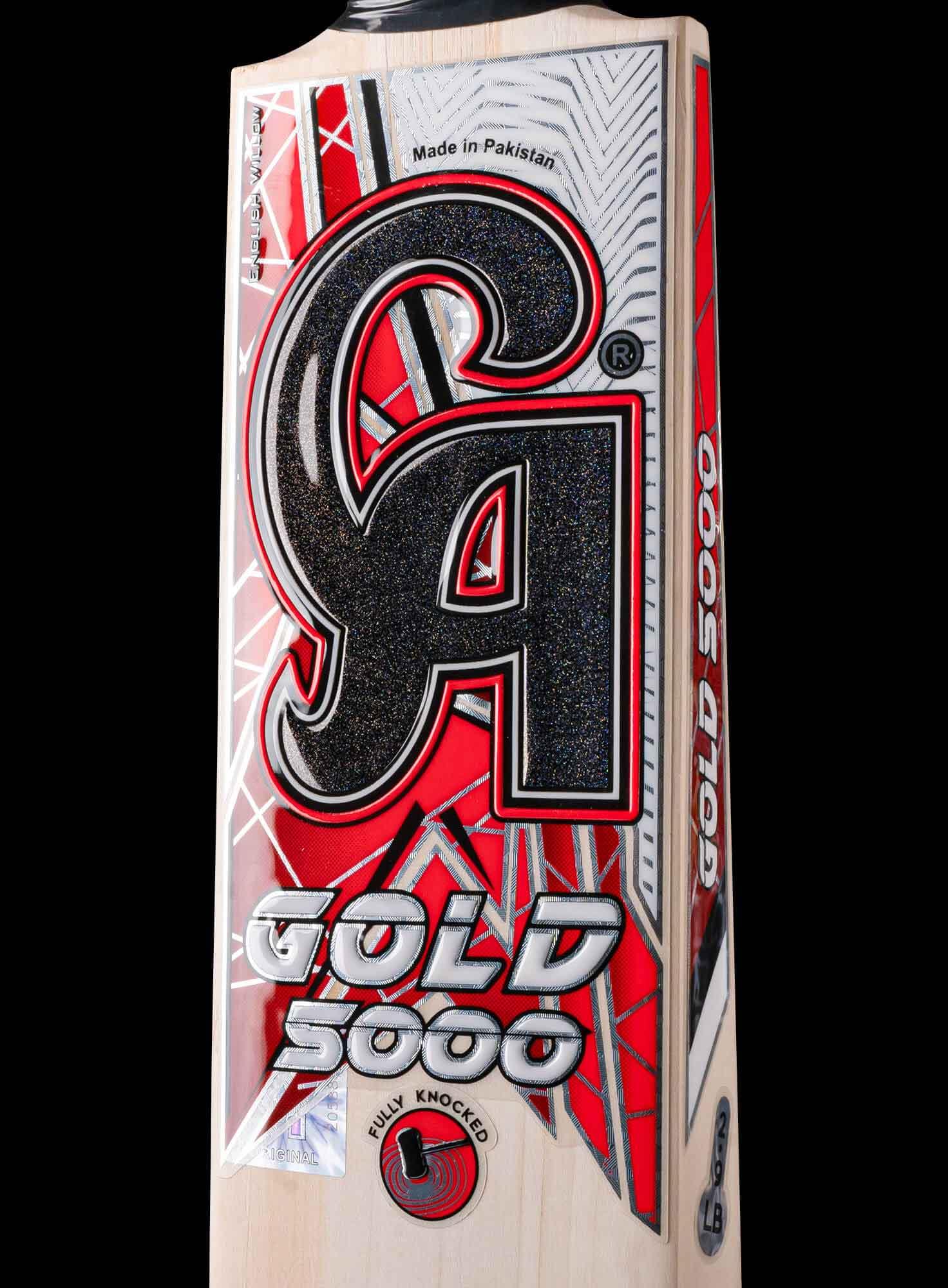 CA GOLD 5000 English Willow Leather Ball Cricket Bat