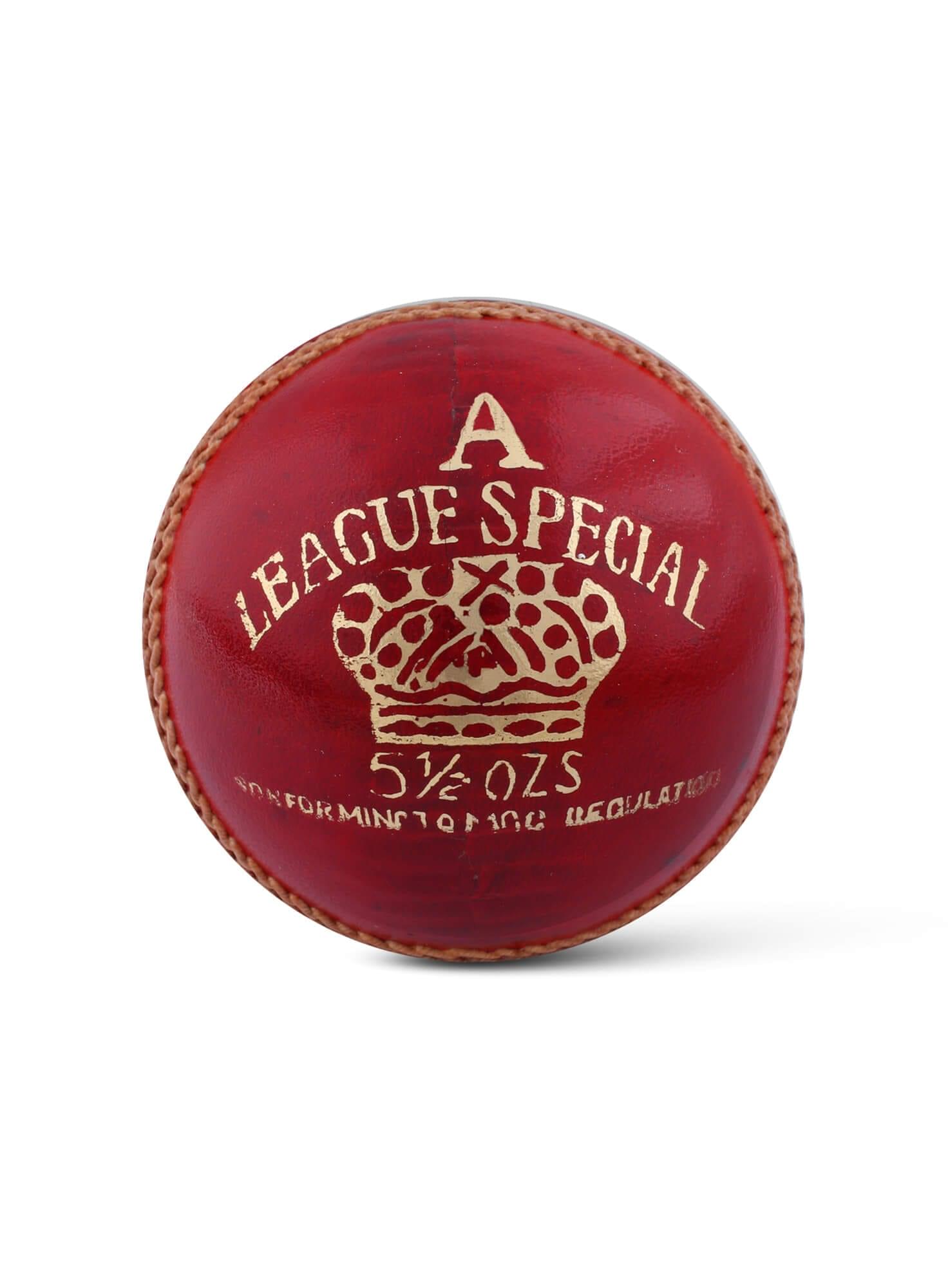 CA LEAGUE SPECIAL RED Leather Ball - Durable and High-Quality Sports Equipment