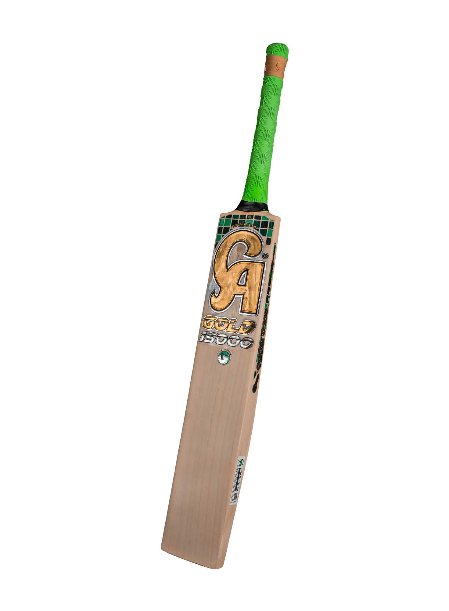CA GOLD 15000 English Willow Leather Hard Ball Cricket Bat