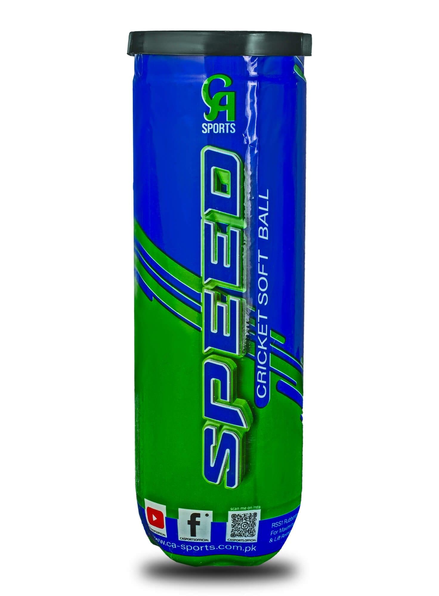 CA SPEED Cricket Tennis Ball Tape Ball (Pack of 3) - Durable High-Performance Cricket Balls for Training